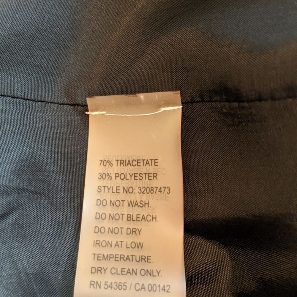Nygard Blazer Women's Black Suit Jacket Lined Black Feminine Career Classic L - Picture 7 of 8